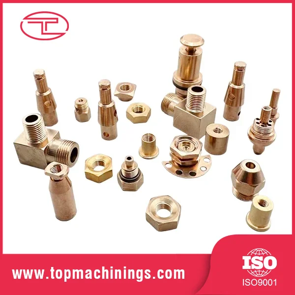 Pirinç CNC İşlənmiş Komponentlər